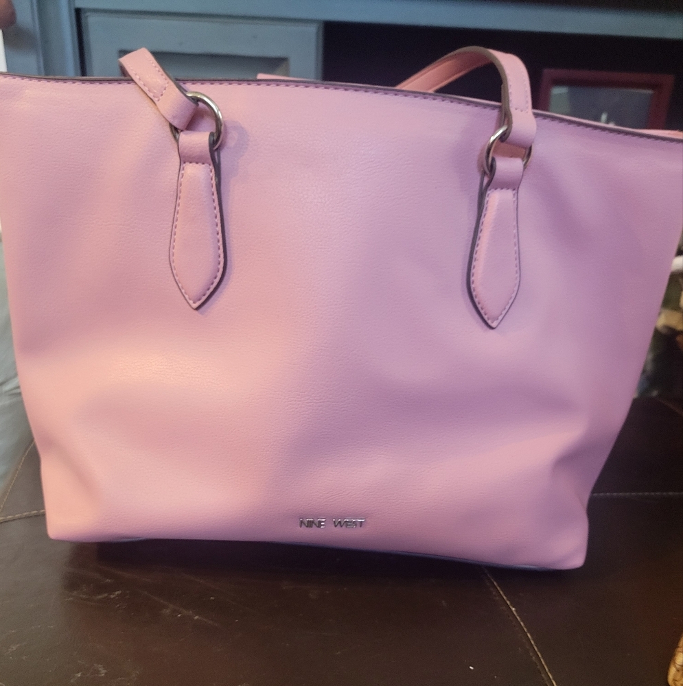 Nine West Pink Tote Bag Nwt